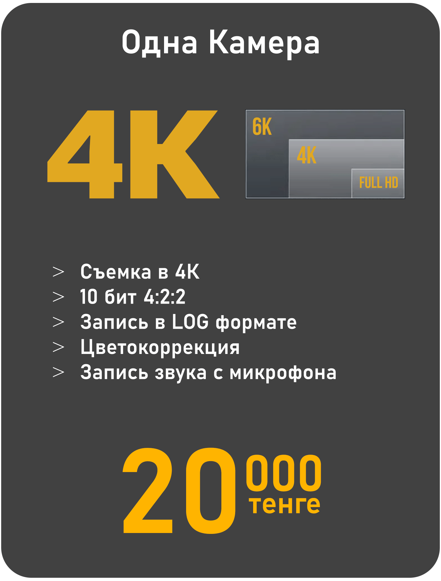 видеосъемка в Алматы