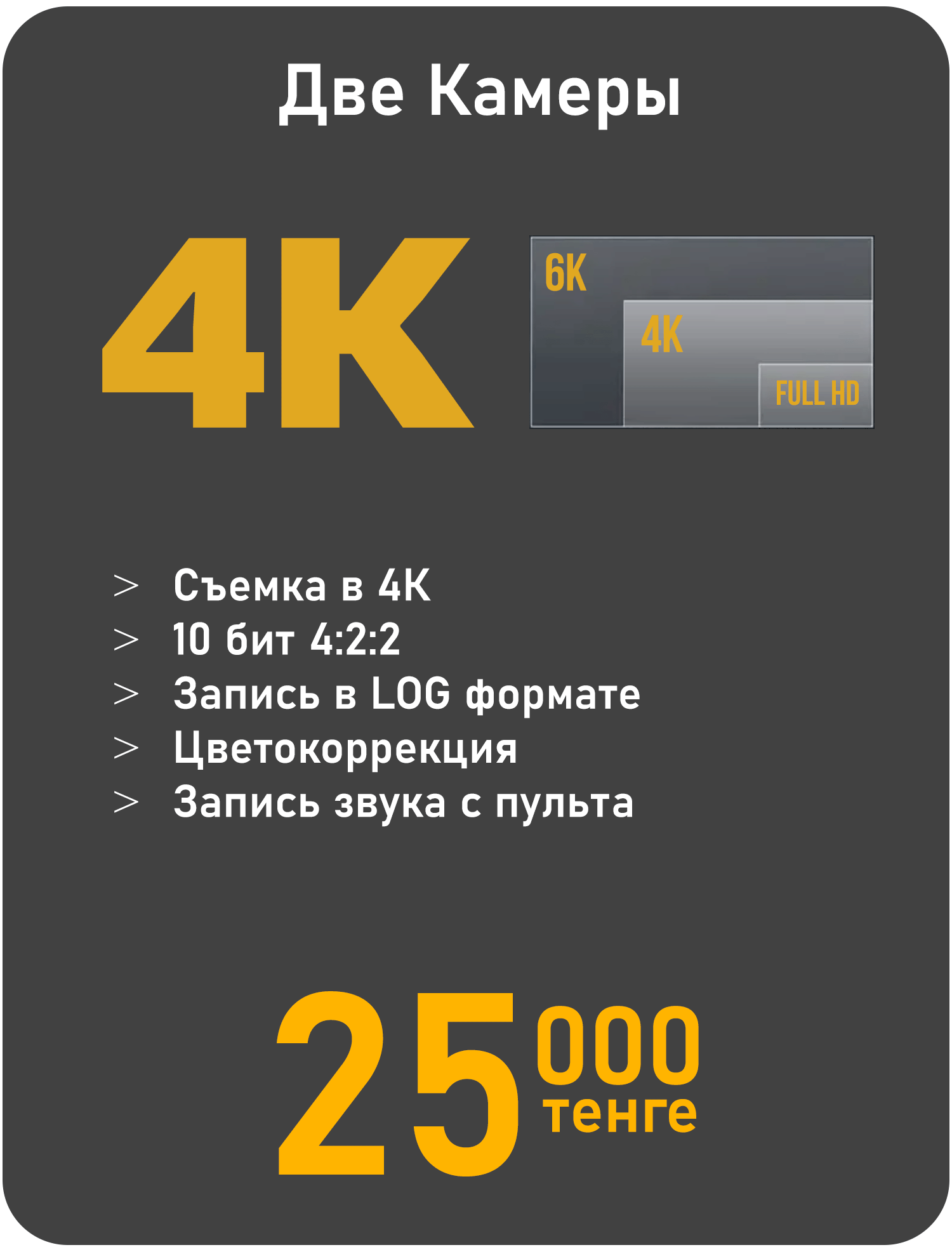 видеосъемка в Алматы