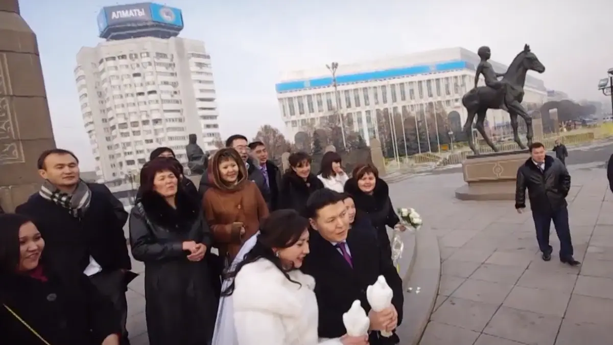 Первая свадьба в Алматы